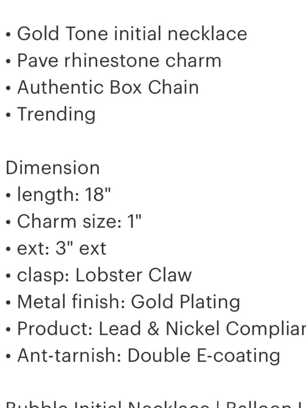 Y2k Pave Gold Plated Bubble Letter S Pendant Rhinestone Necklace Chunky Gift